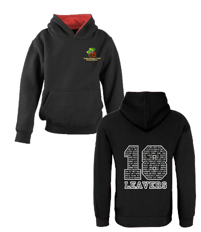 black leavers hoodie